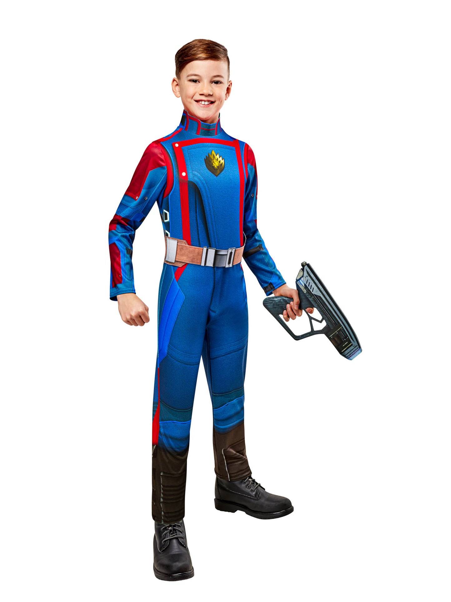 Star-Lord Child Deluxe Costume + Weapon Kids Fancy Dress Outfit