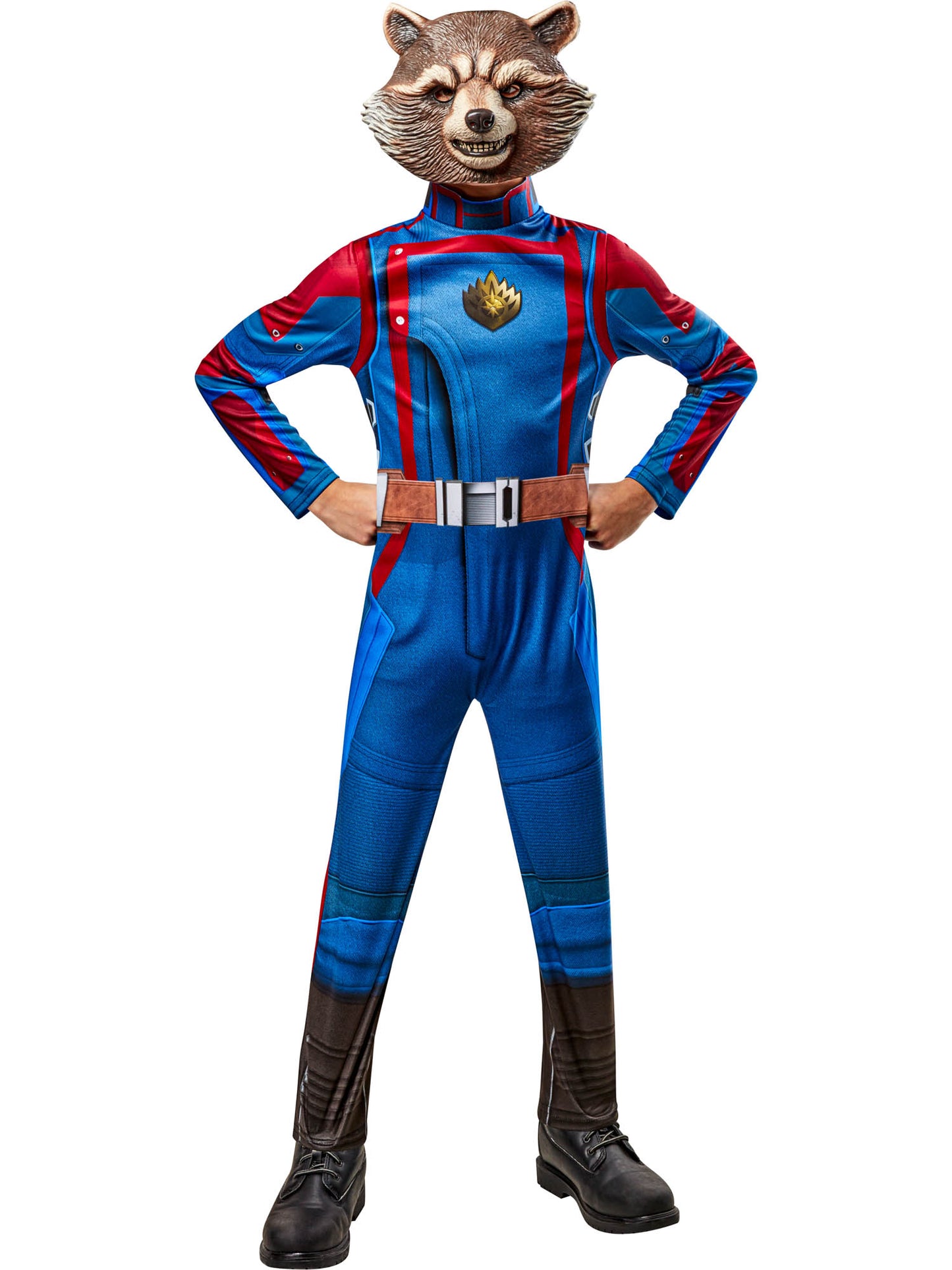 Rocket Child Deluxe Kids Fancy Dress Superhero Guardians Of The Galaxy 3