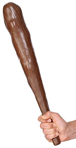 55cm Long Plastic Cave Club Squeaking Caveman Cavewoman Fancy Dress