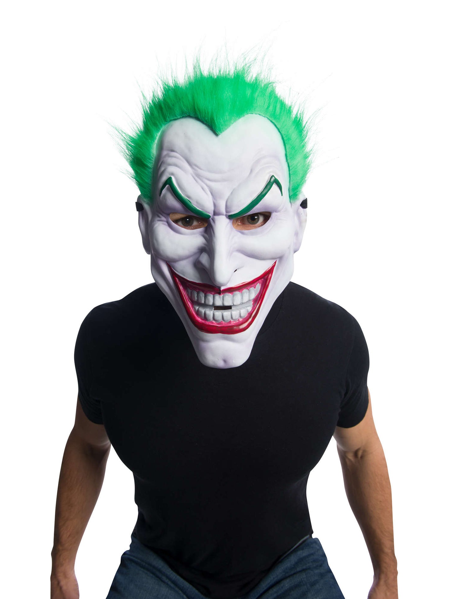 Joker Vacuform Mask Batman Vilian The Joker Adults Fancy Dress Halloween