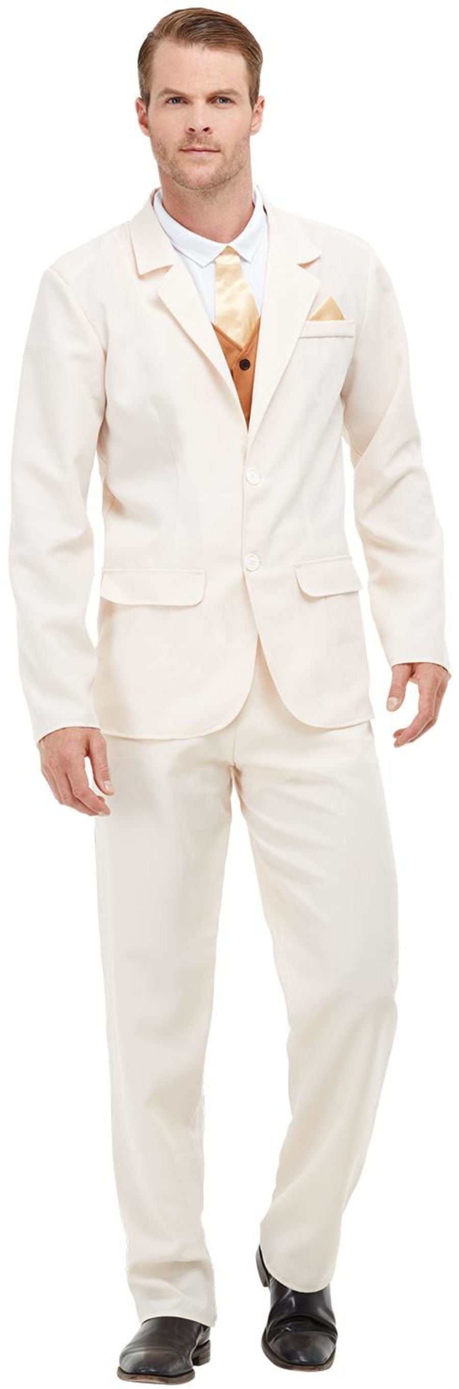 Mens 1920s Gentleman Costume Gangster 20s Victorian Adults Fancy Dress Outfit