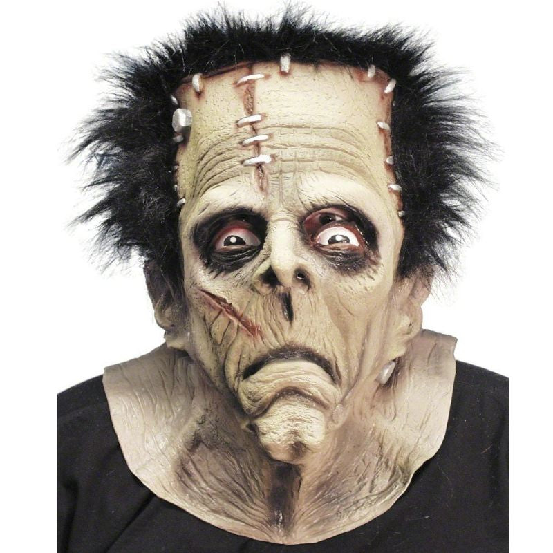 Horror Monster Mask Rubber Overhead Masks With Hair Halloween Fancy Dress