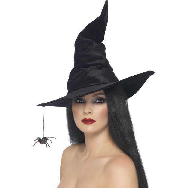 Witches Hat Ladies Halloween Fancy Dress Witch Hat New