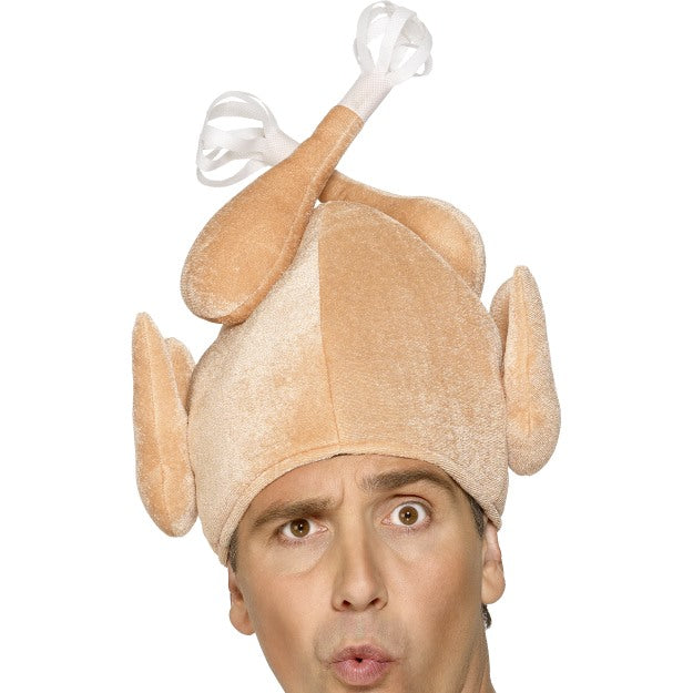 Turkey Christmas Hat Xmas Fancy Dress Accessory Cooks Turkey Hat
