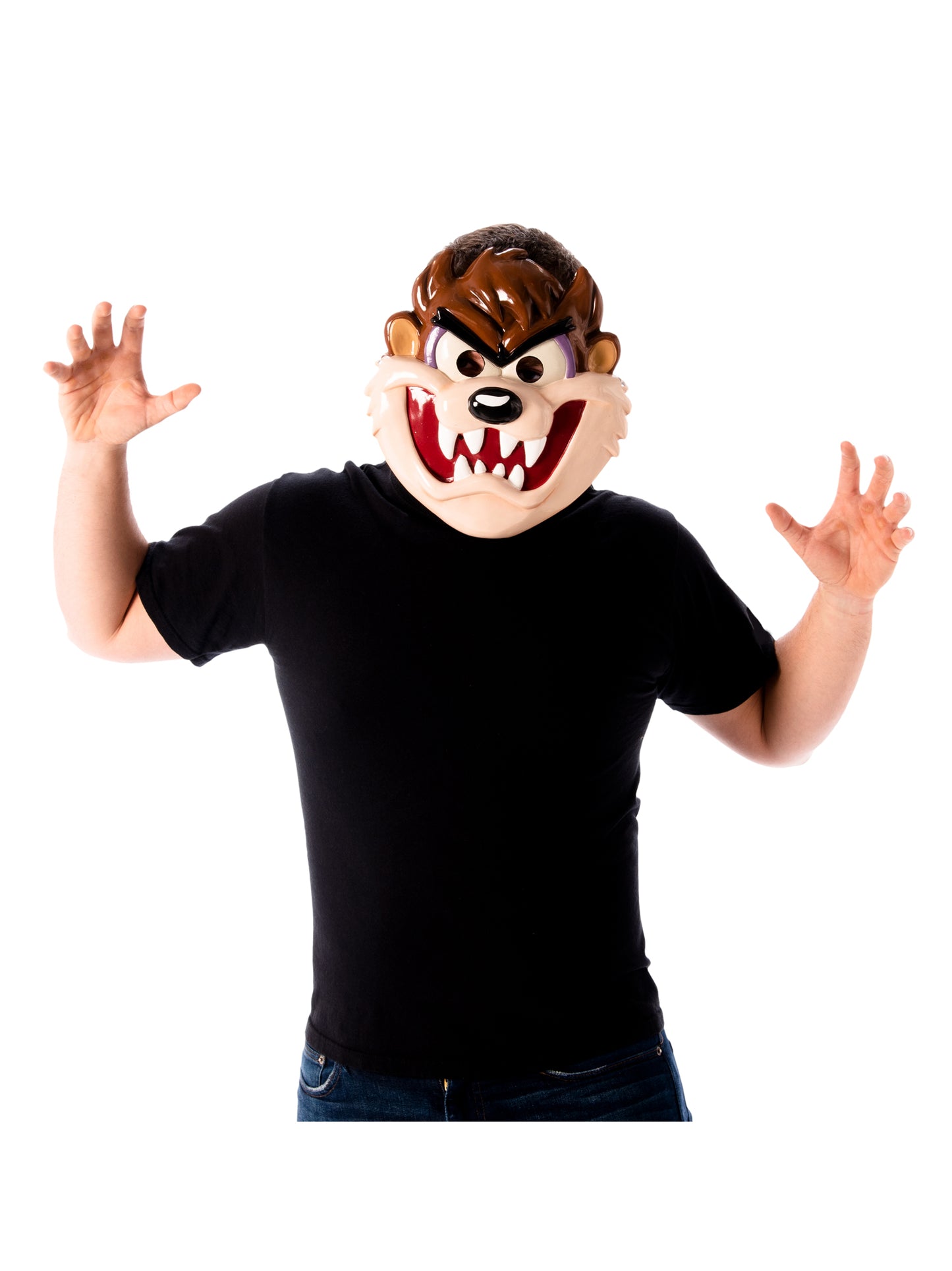 Tazmanian Devil Mask Adults Cartoon 1/2 Mask Looney tunes Fancy Dress