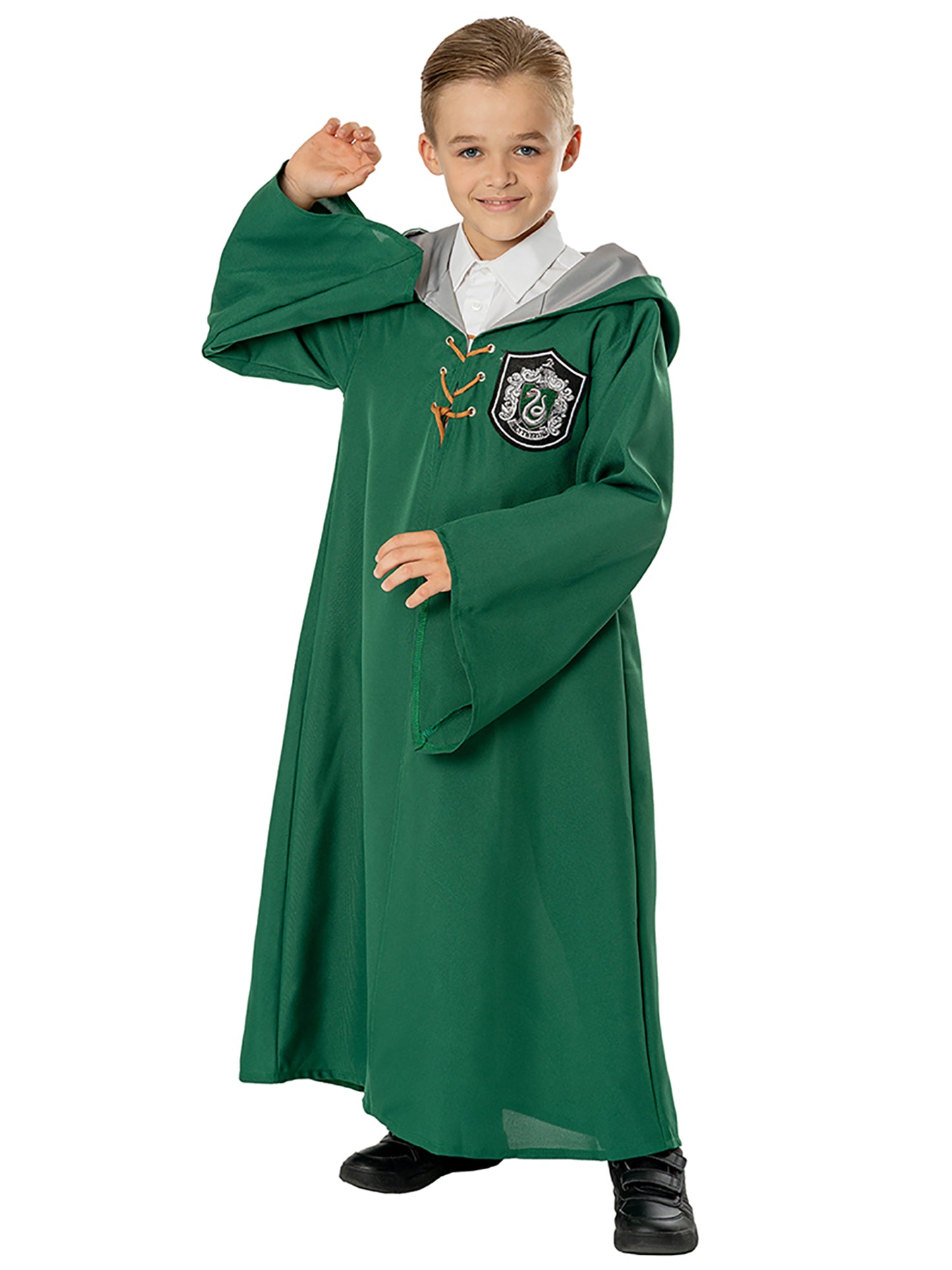 Harry Potter Slytherin Quidditch Robe Facny Dress Kids World Book Day Costume