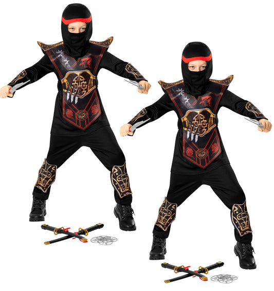 Boys Red Ninja Costume