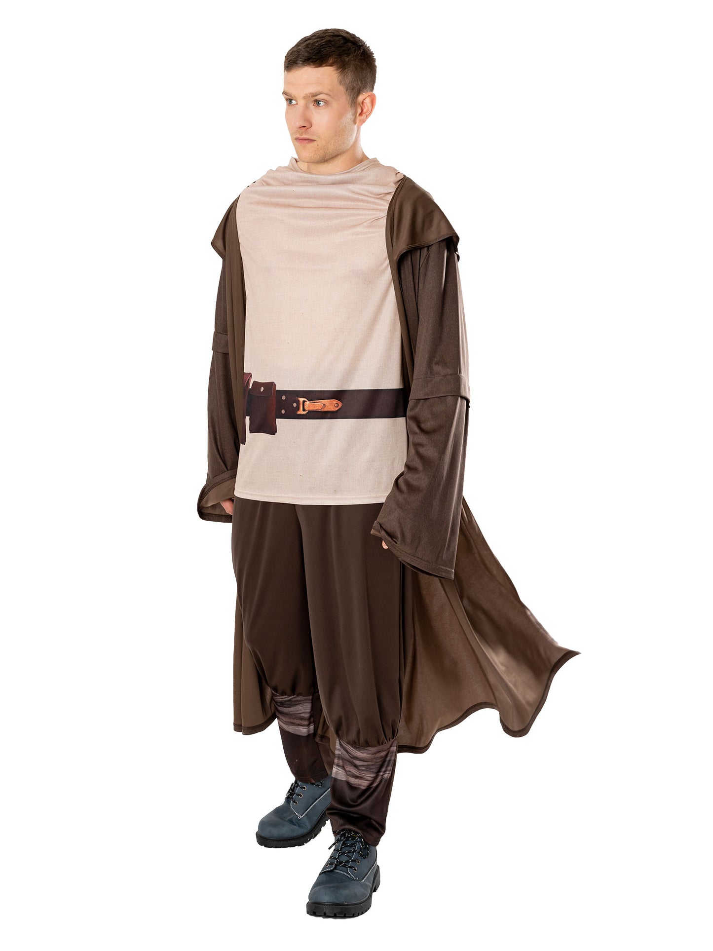 Obi Wan Kenobi Mens Star Wars Licensed Fancy Dress Costume