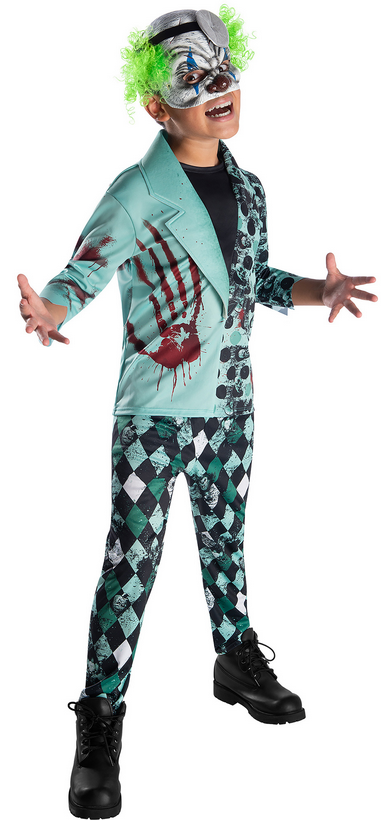 Doctor Death Kids Zombie Doctor Scary Scientist Boys Fancy Dress Costume