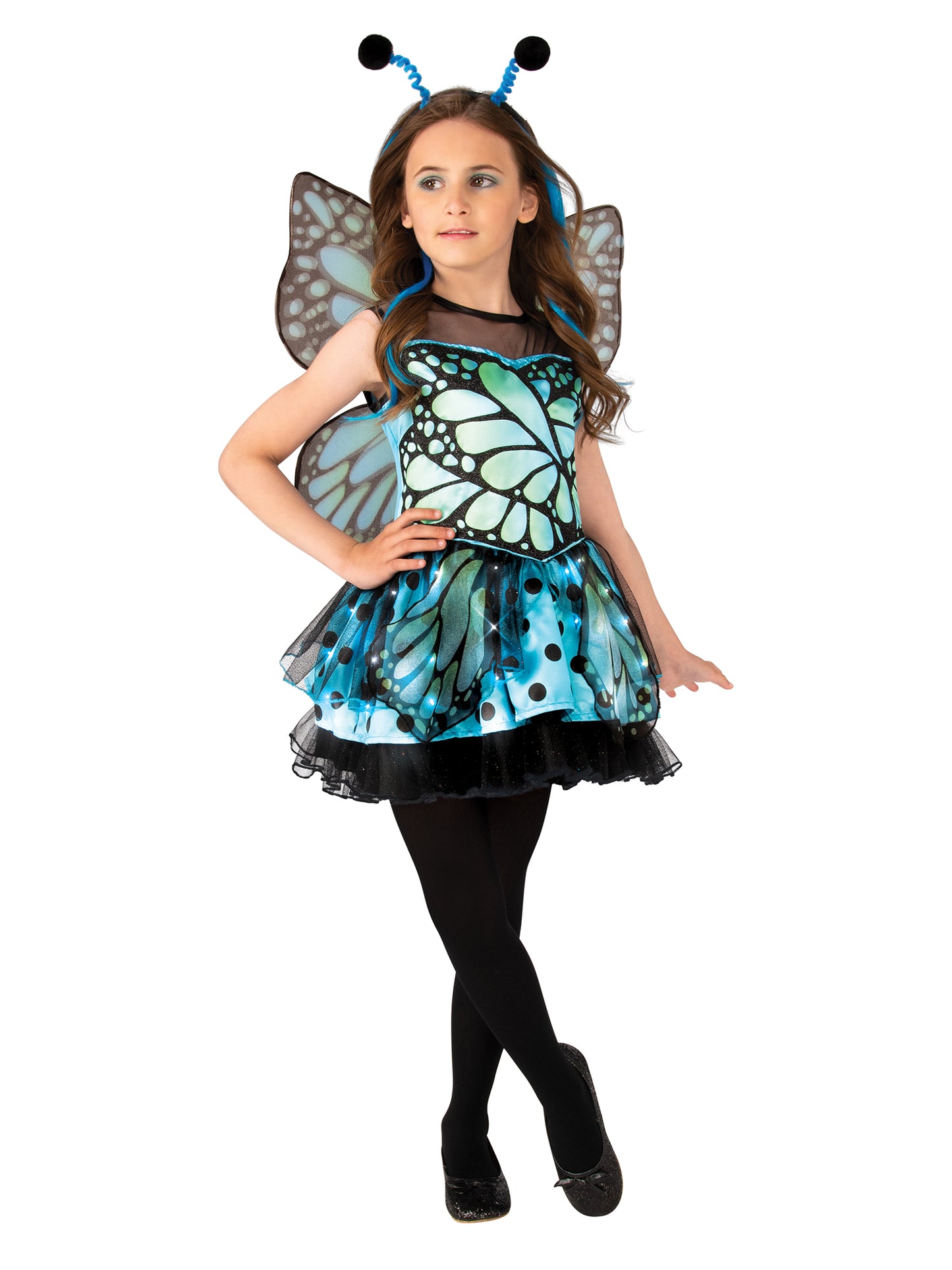 Light Up Butterfly Girls Costume