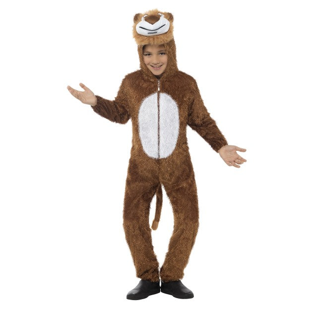 Lion Costume Jungle Kids Animal Zoo Childs Kids Boys Fancy Dress Costume