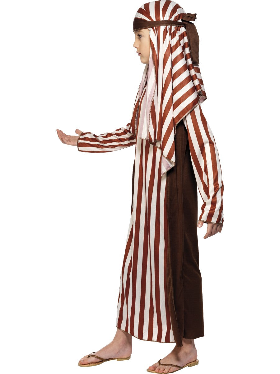 Child Shepherd Costume Boys Christmas Nativity Fancy Dress Outfit Age 4-12