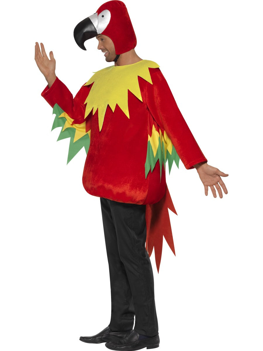 Parrot Costume Mens Ladies Mascot Animal Fancy Dress Costume Medium