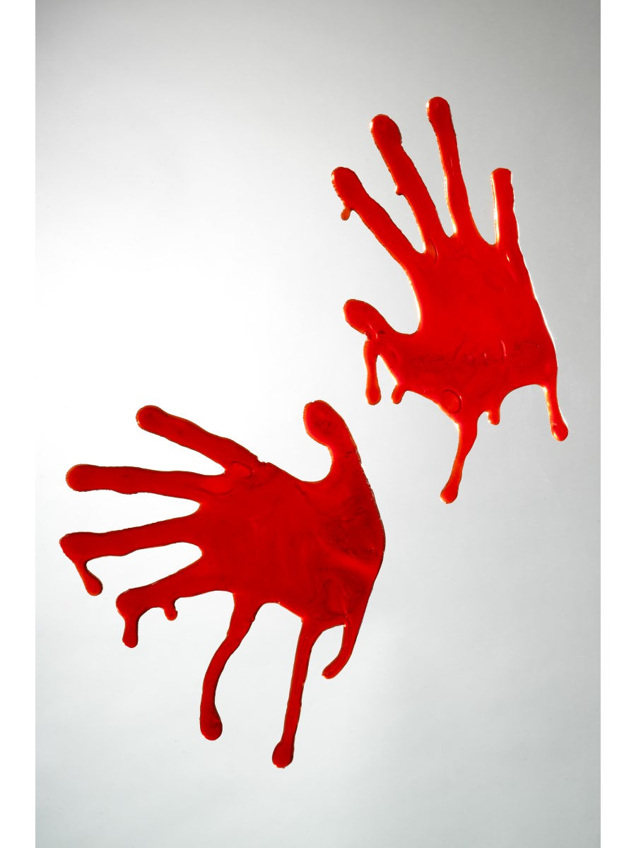 Fake Blood Hand Prints Halloween House Party Fancy Dress Decoration Latex