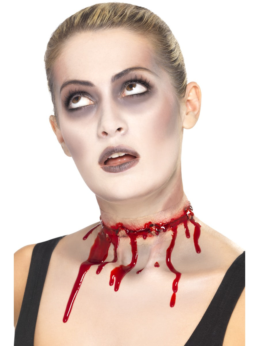 Barbed Wire Split Latex Scar Prosthetic Make Up Halloween Fancy Dress Accessory