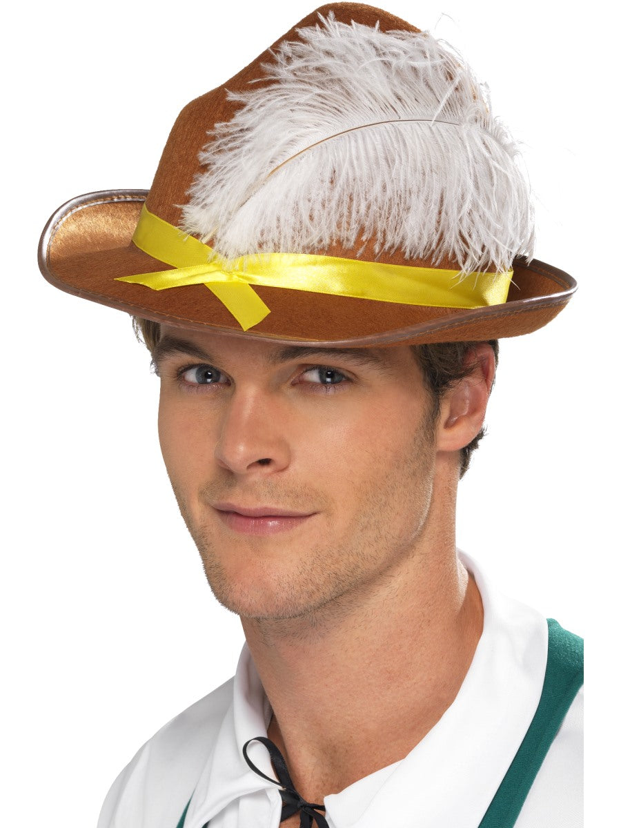 Bavarian Beer Man Hat Mens Oktoberfest German Festival Fancy Dress Hats