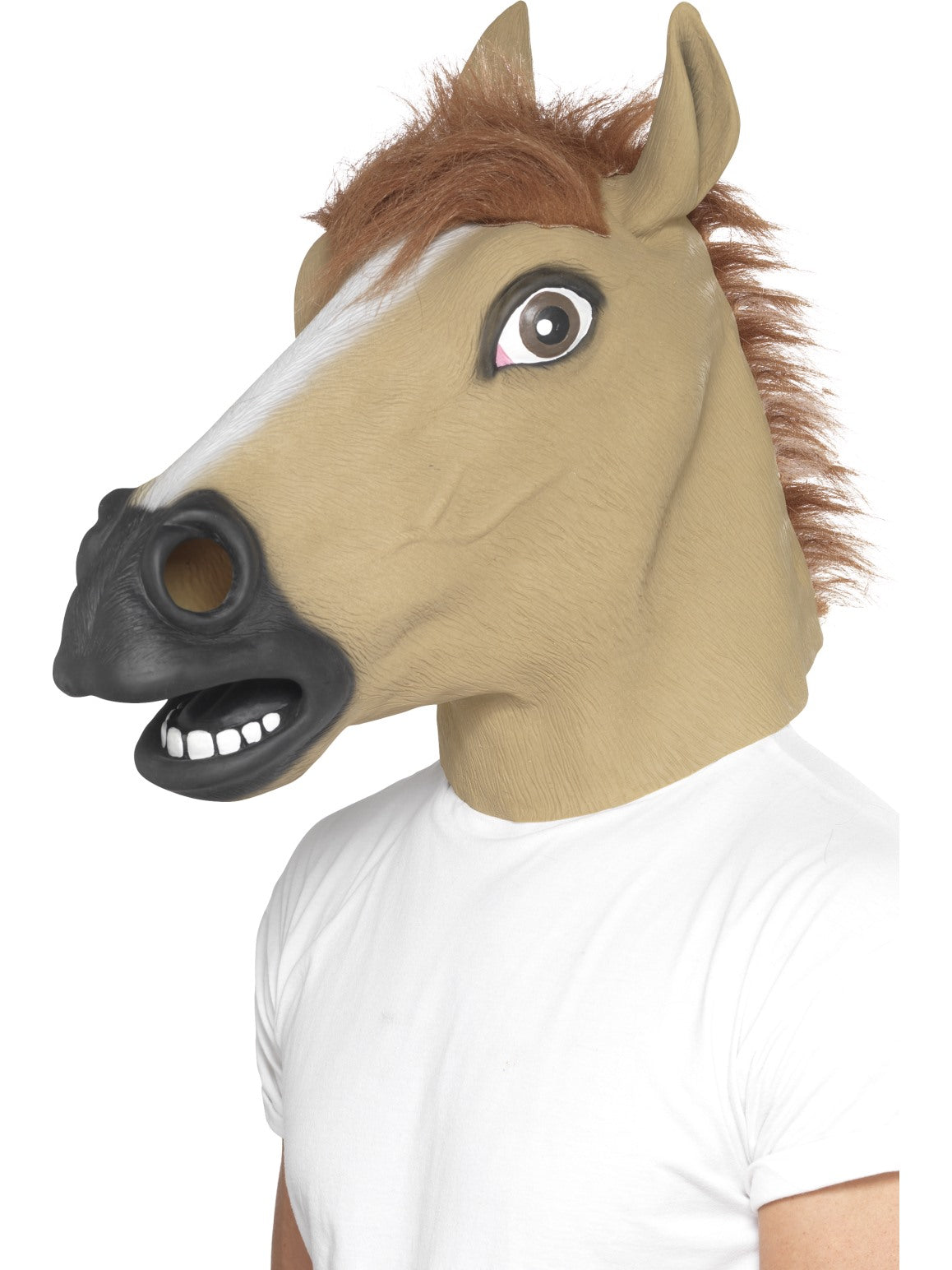 Horse Racing Races Race Mask Adults Stag Night Fun Latex Mask Deluxe Fancy Dress