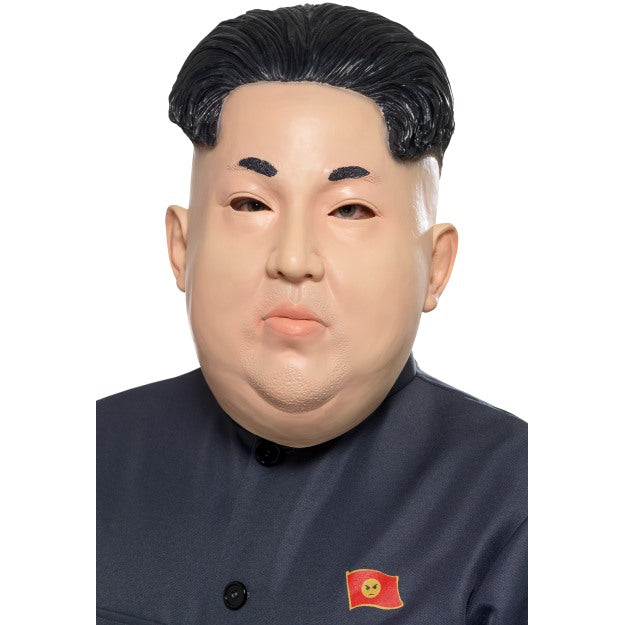 Kim Jong Un Dictator Overhead Mask Korean President Adult Fancy Dress Accessory