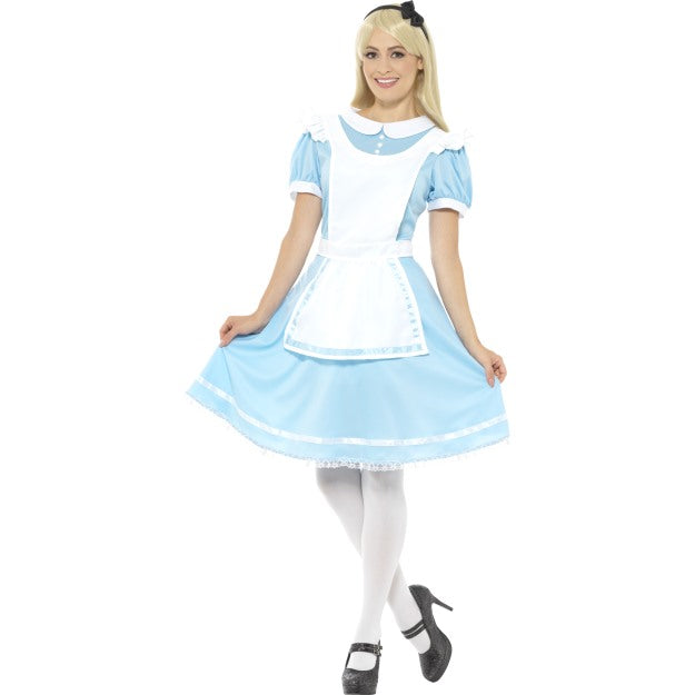 Adult Alice Princess Costume Wonderland Book Day Ladies Fancy Dress UK 8-22