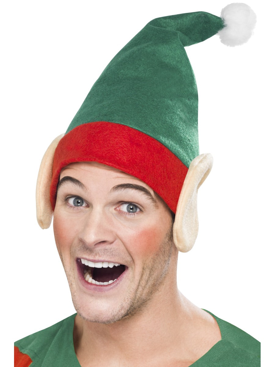 Elfs Hat Santas Little Helper Elf Hat With Ears Christmas Fancy Dress