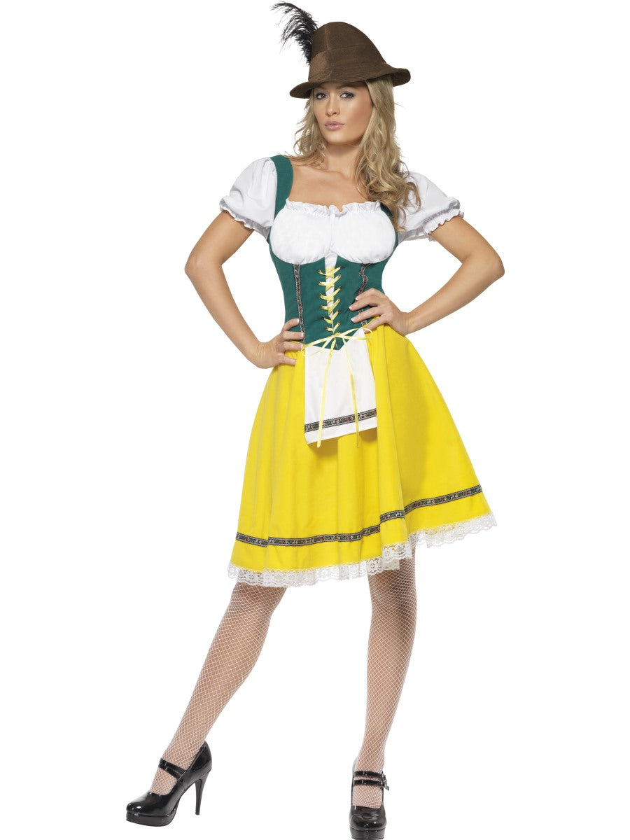 Ladies Oktoberfest Wench Bavarian Beer Girl Fancy Dress Costume German