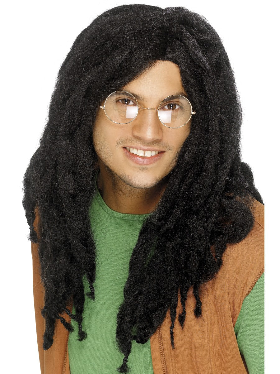 Dreadlock Wig Black Rasta Jamacian Wig Mens Fancy Dress Accessory