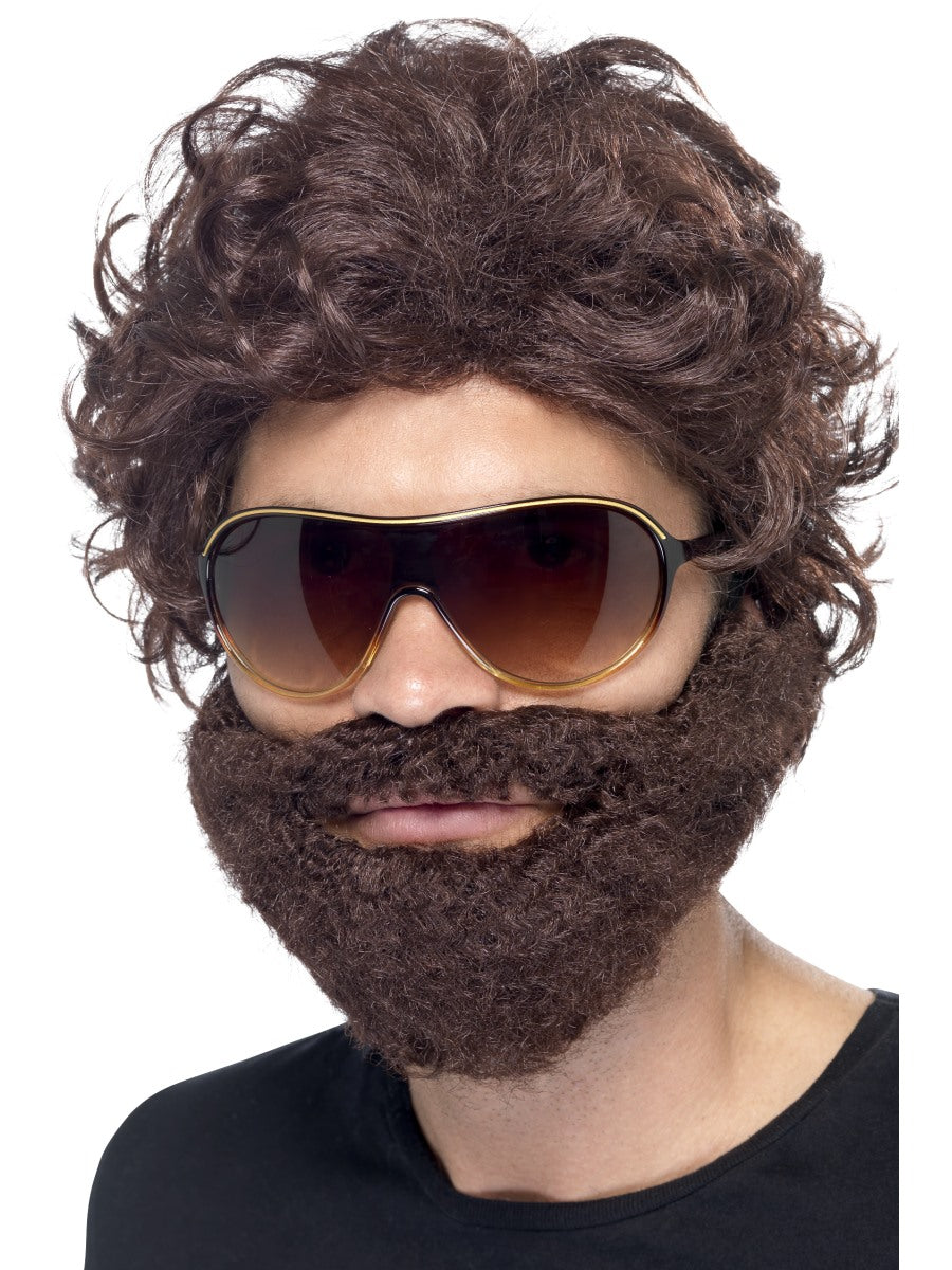 Alan The Hangover Adults Stag Night Fancy Dress Kit Wig Beard Glasses Mens Film