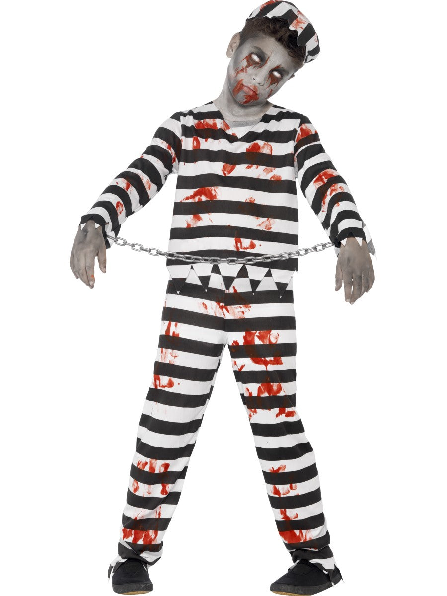 Zombie Convict Costume Boys