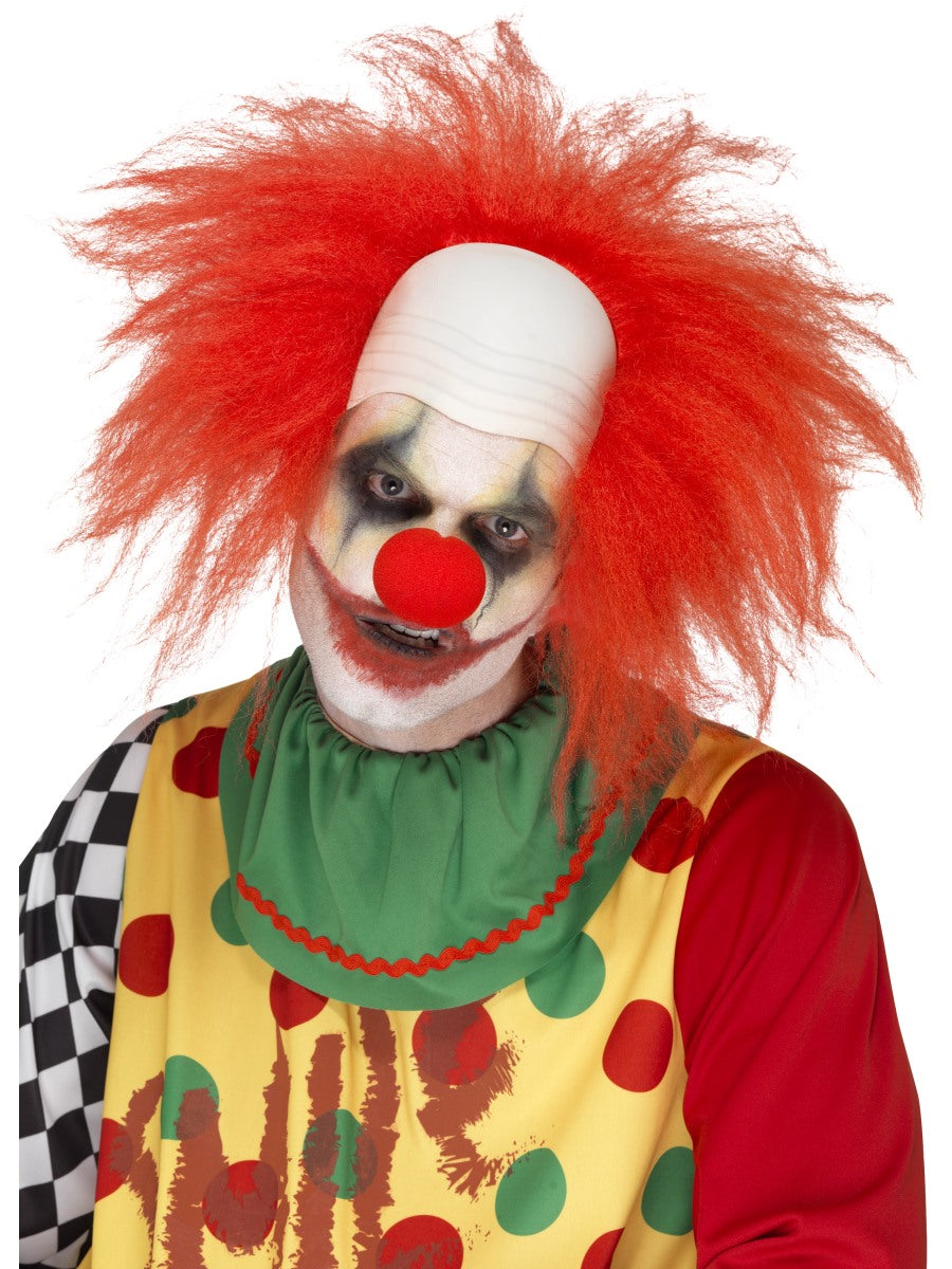 Deluxe Clown Wig Mens Ladies Halloween Horror Fancy dress Accessory