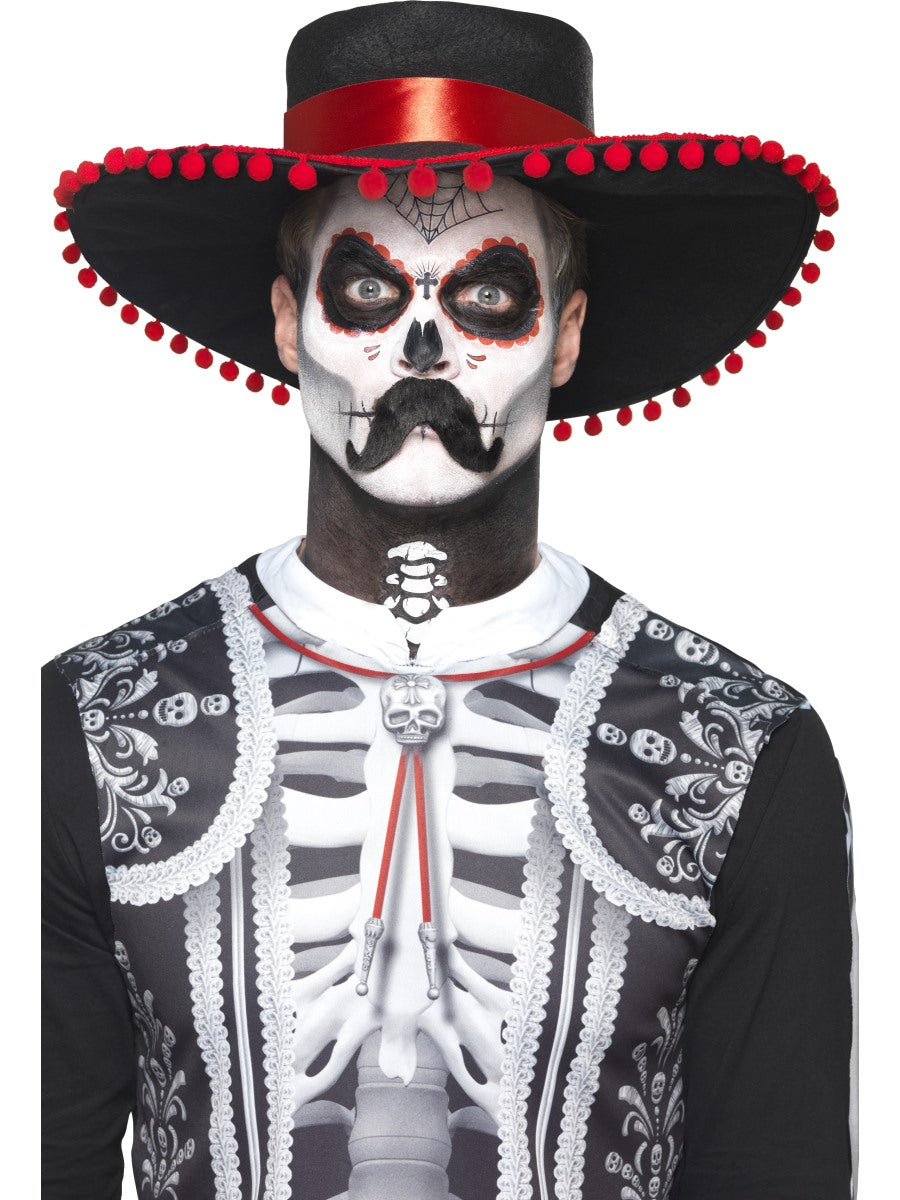 Senor Bones Make Up Kit and Transfers Skeleton Halloween Horror Day Of The Dead