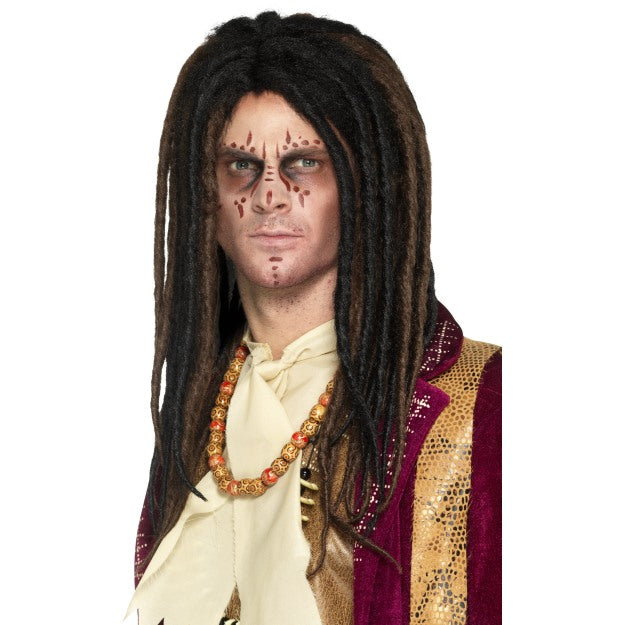 Deluxe Voodoo Dreadlock Wig Scary Jamacian Fancy Dress Halloween Wig