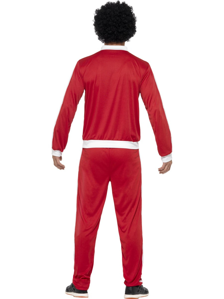 1980s Scouser Costume Adults Tracksuit Shell Suit Mens Fancy Dress Outfit