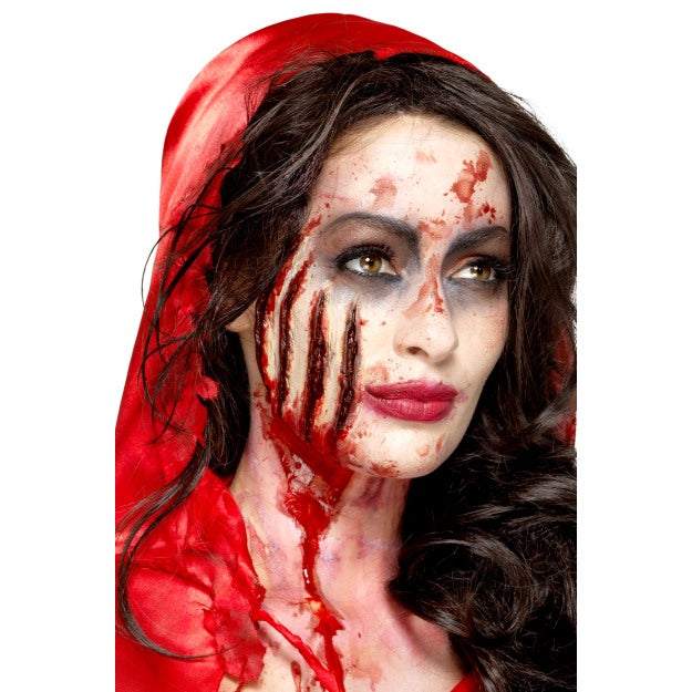 Latex Claw Wound Prosthetic Special FX Halloween Fancy Dress Make Up