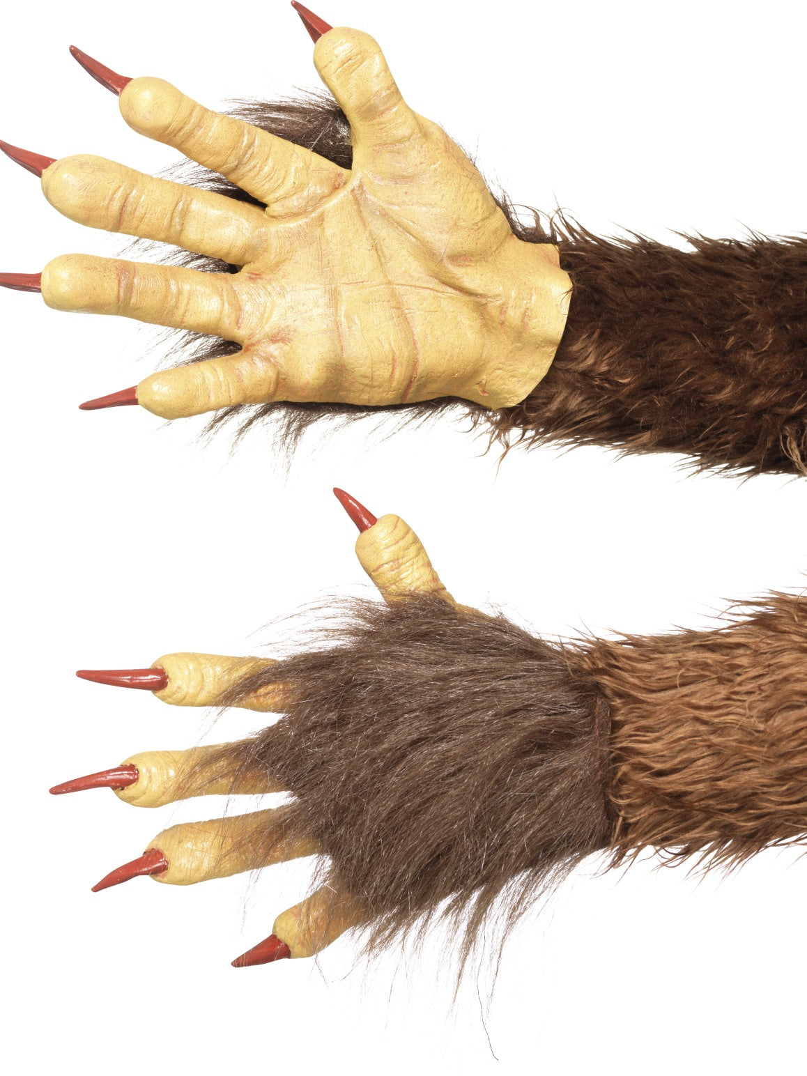 Krampus Demon Gloves Latex Beast Animal Fancy Dress Accessory Halloween