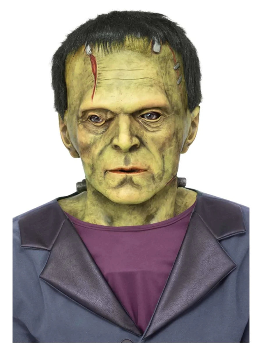 Universal Monsters Frankenstein Latex Mask Adults Halloween Fancy Dress Deluxe Mask