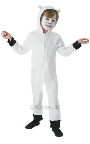 Kids Sheep Costume Nativity Play Easter Boys Girls Animal Fancy Dress Outfit