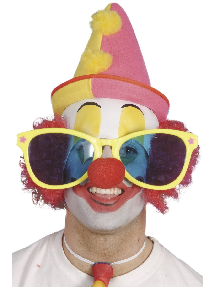Giant Sunglasses Clown Fancy Dress Costume Accessory Novelty Large Specs