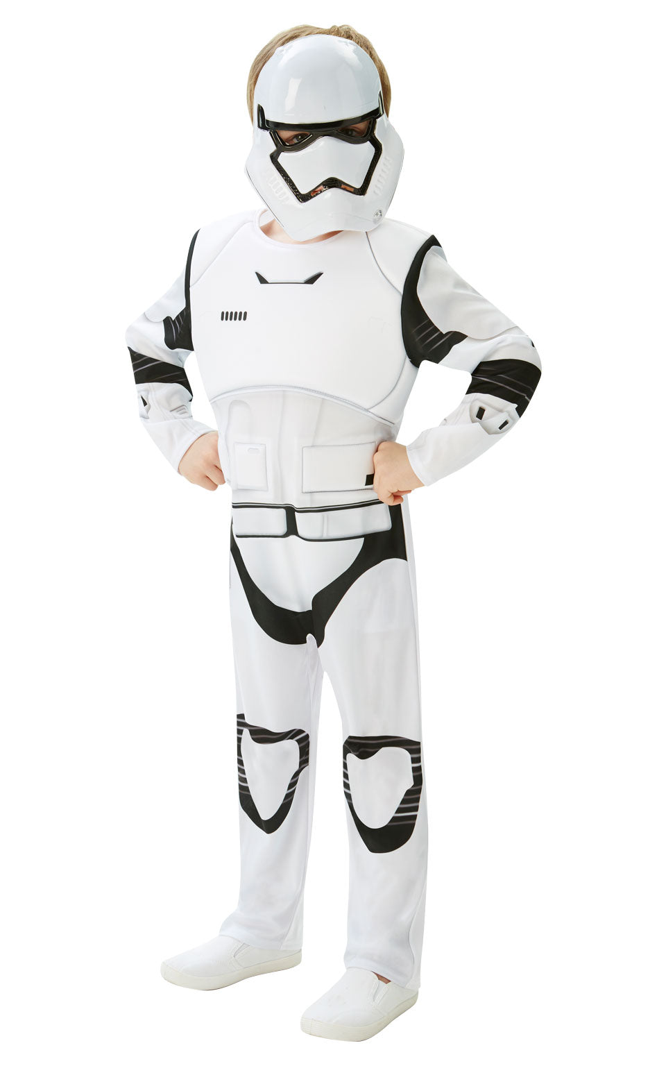 Deluxe Stormtrooper Star Wars Ep 7 the Force Awakens Boys Kids Costume + MASK