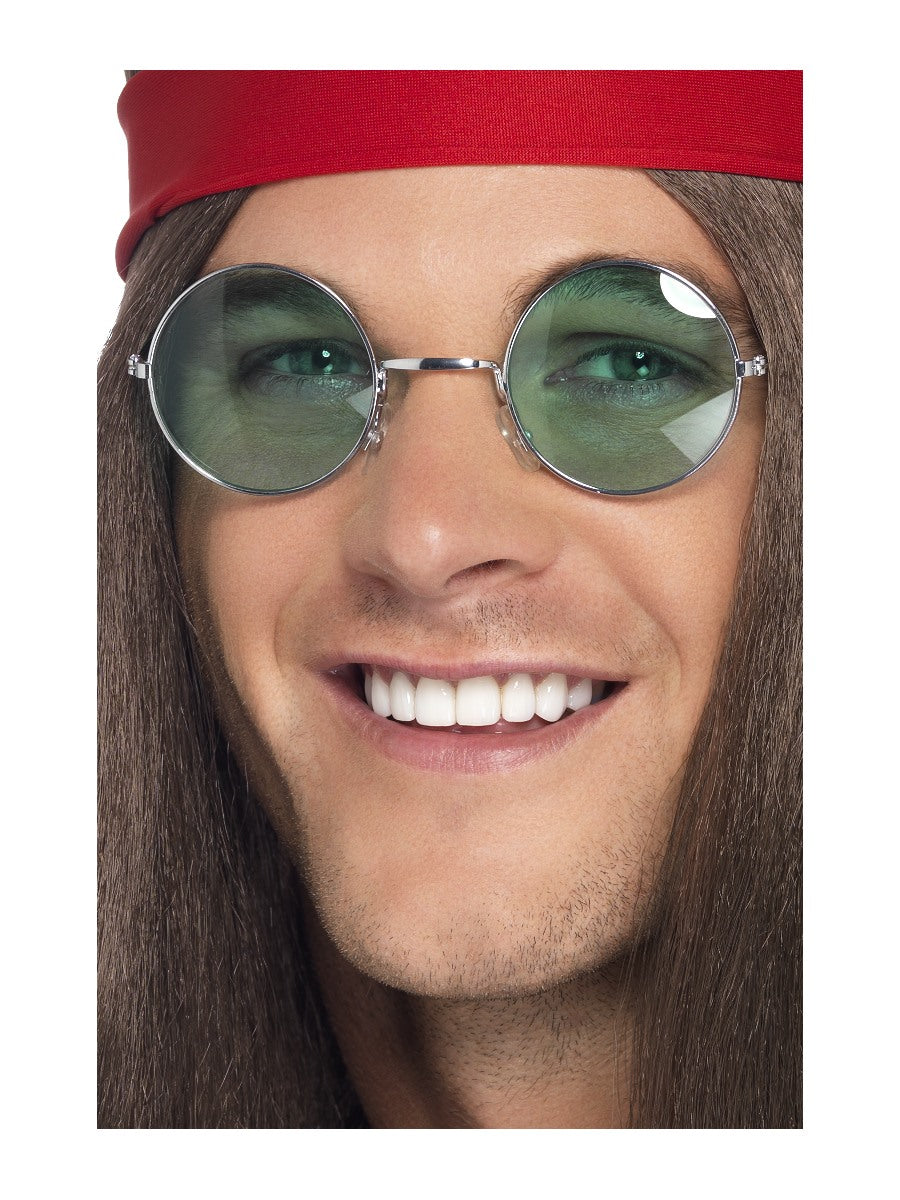 Hippy Specs Adults Hippie Glasses Fancy Dress Accessory 60s 70s Disco