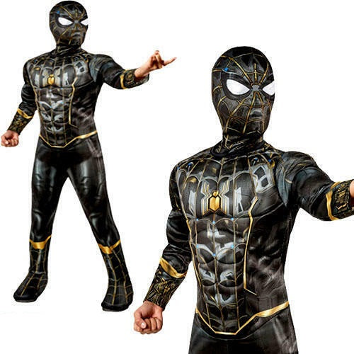 Black Spider Man Boys Costume