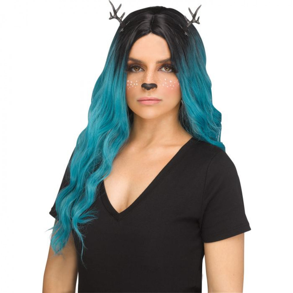 Mini Deer Antlers On Headband Ladies Halloween Animal Fancy Dress Accessory