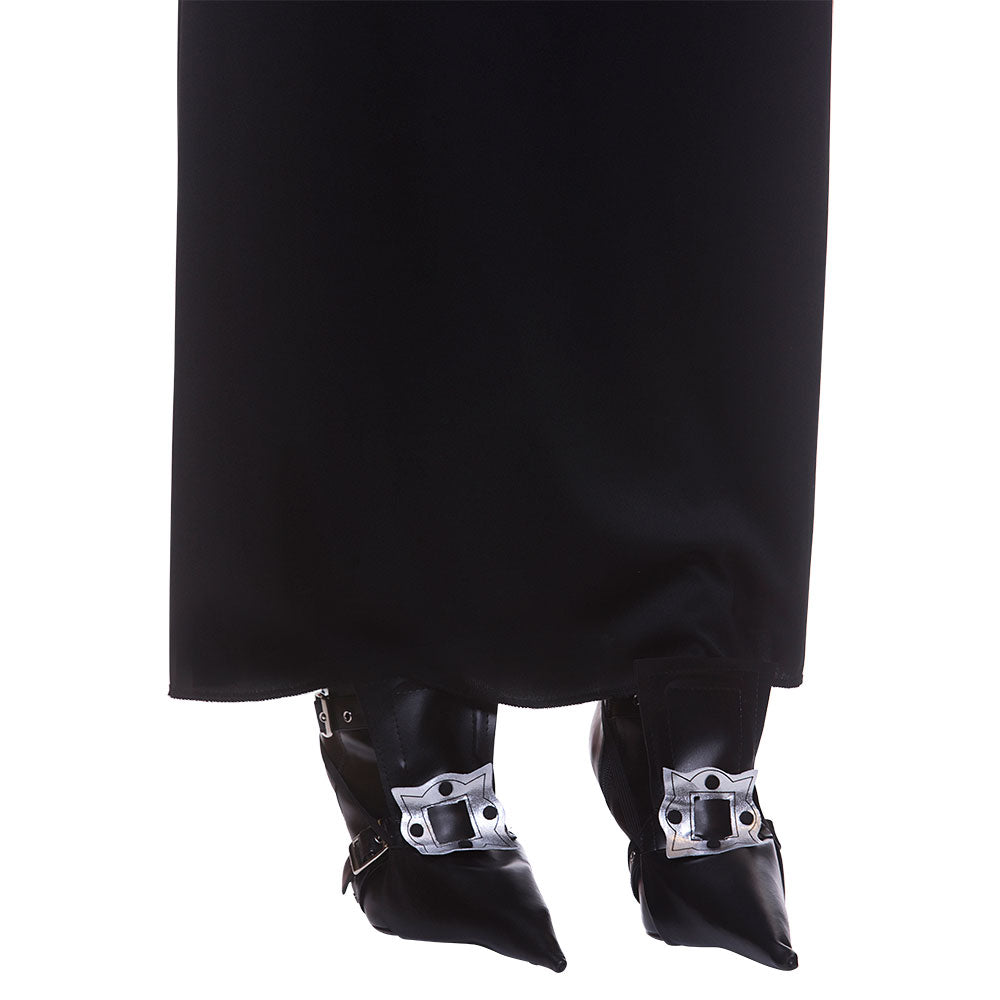 Witch Shoe Covers Ladies Witches Halloween Fancy Dress Costume Accessory