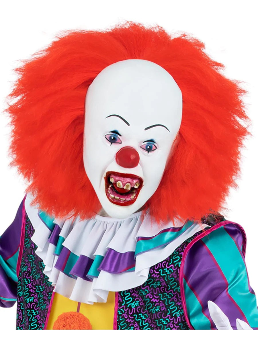 IT The Movie Pennywise Mask Adults Clown Fancy Dress Costume Accessory Halloween