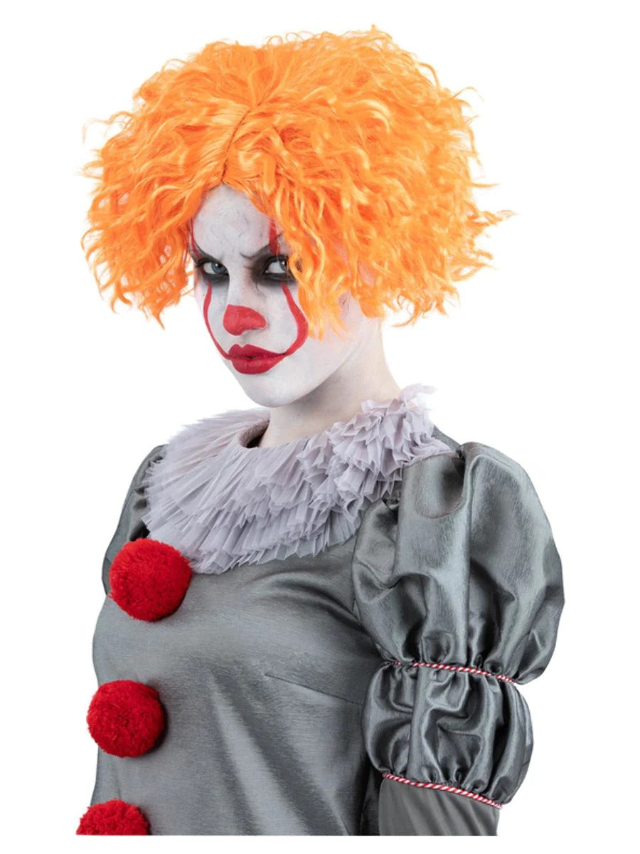 IT Chapter Two Wig Ladies Clown Wig Ginger Wavy Short Fancy Dress Halloween