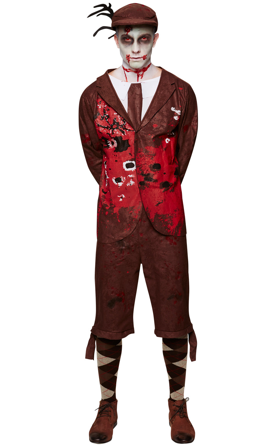 Lord Gravestone Costume Zombie Hunter Mens Halloween Fancy Dress Outfit