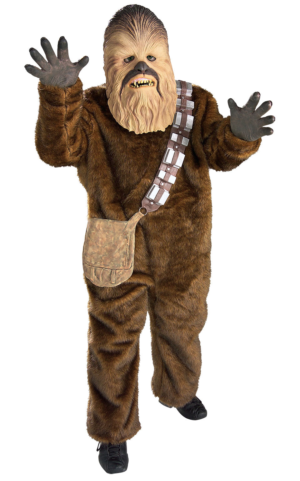 Super Deluxe Chewbacca Costume Kids Star Wars Fancy Dress Outfit