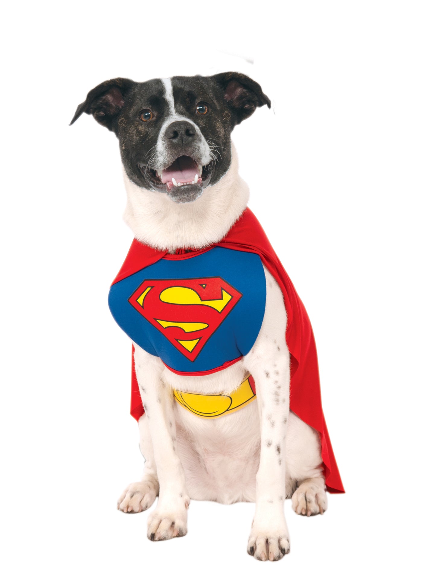 Superman Dog Costume Superhero Fancy Dress Cat Outfit Licensed Comic