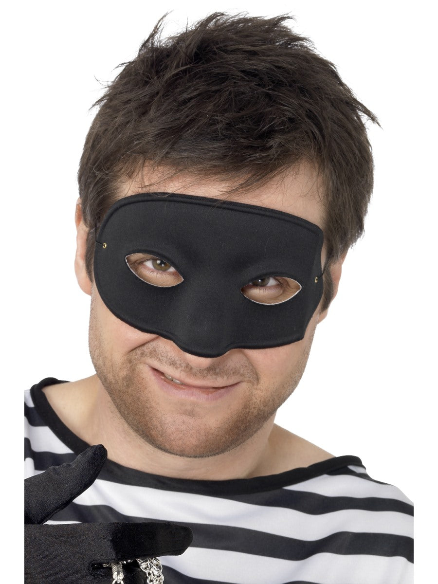 Burlgar Eyemask Cops & Robbers Fancy Dress Eye Mask Accessory