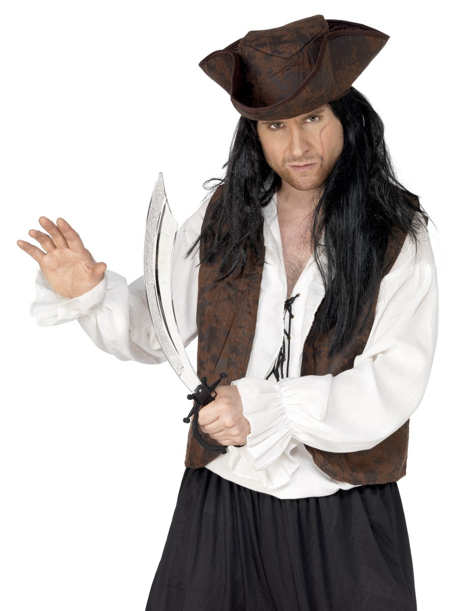 50cm Pirate Sword Adults Kids Pirates Fancy Dress Costume Accessory