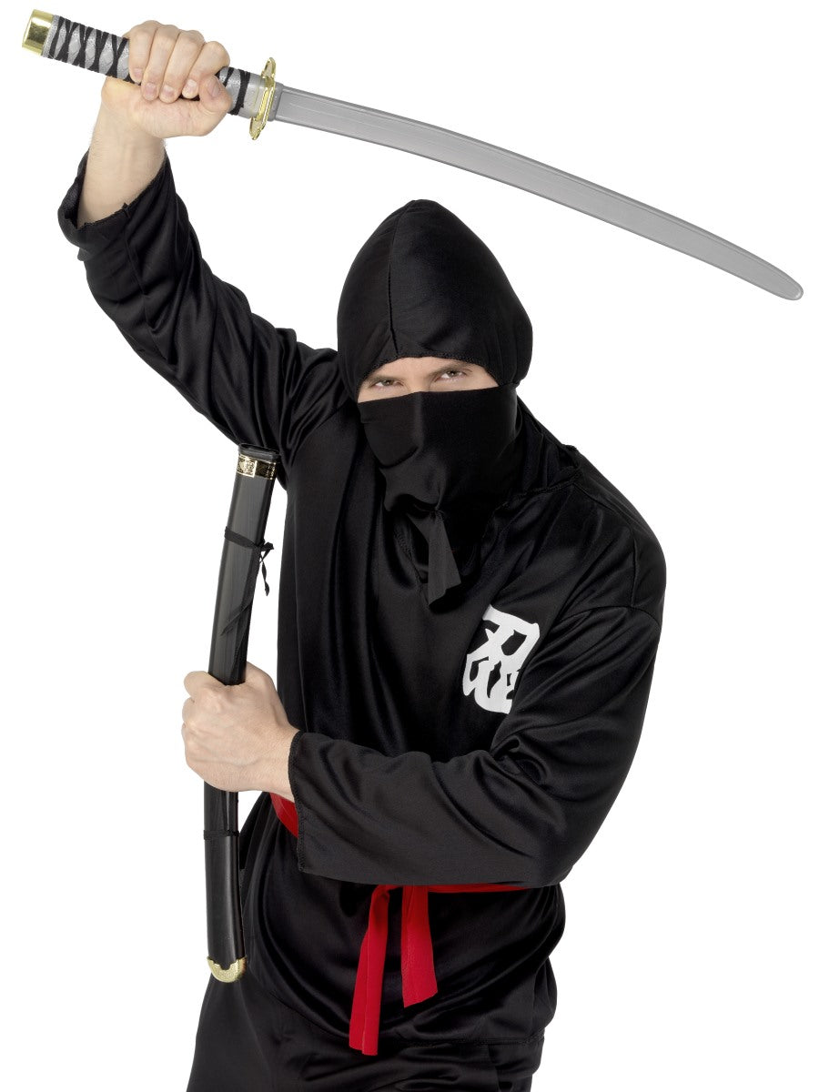 Sword And Scabbard Plastic Ninja Fighter Martial Arts Fancy Dress Accessory